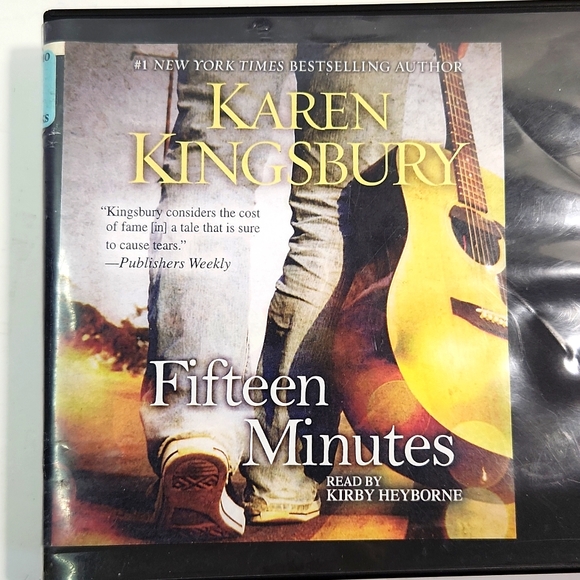 2/$20💥 Karen Kingsbury FIFTEEN MINUTES Audiobook Unabridged - Picture 1 of 9